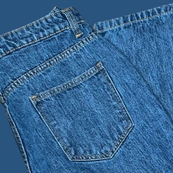 NWT BooHoo Hi Rise Jeans Size 10 Tall 31x 30 #106 - Picture 4 of 5